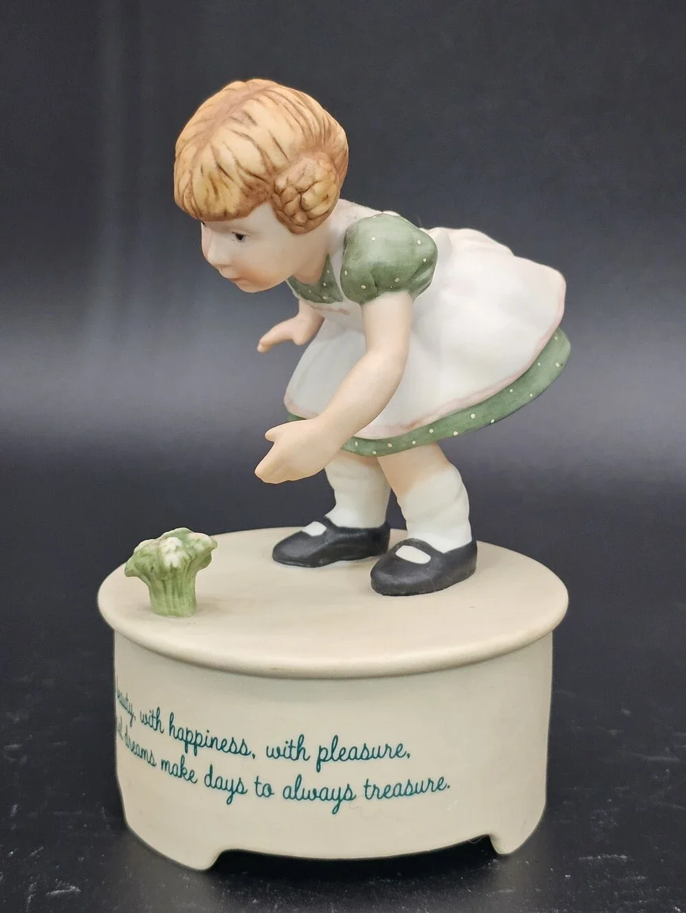 Vintage 1983 Hallmark Musical Collection Porcelain Music Box